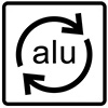 علامت آلومینیوم قابل بازیابی