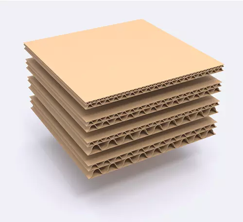 Three layer cardboard1sheet